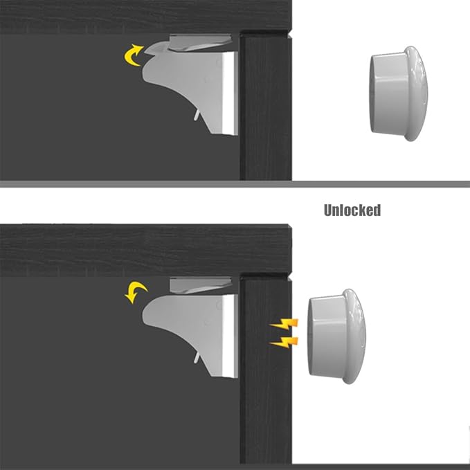 Onzichtbaar Magnetisch Slot voor Laden en Kastdeuren (1+1 Gratis)